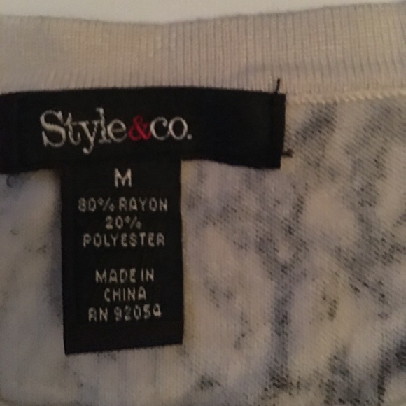 STYLE & Co - Leopard Print Sweater - Picture 4 of 4